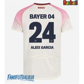 Bayer Leverkusen Aleix Garcia #24 Tricou Fotbal Replică 2025-26 Barbati Deplasare